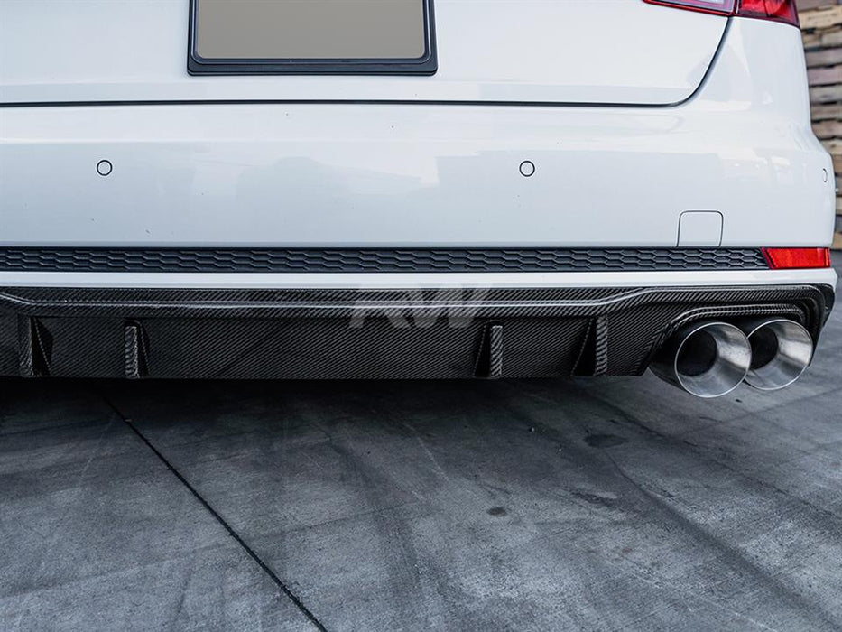 Audi S4 B9 Carbon Fiber Rear Diffuser