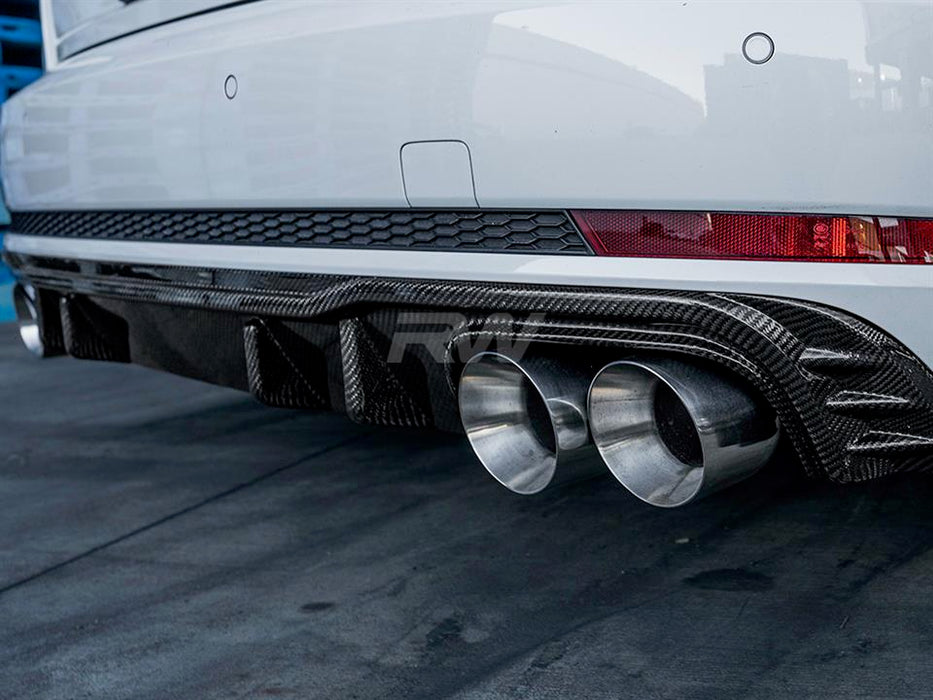 Audi S4 B9 Carbon Fiber Rear Diffuser