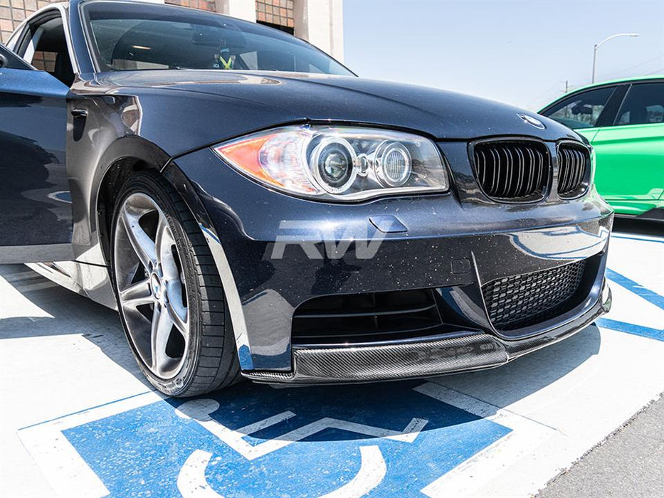 BMW E82 E88 Carbon Fiber Front Lip Spoiler