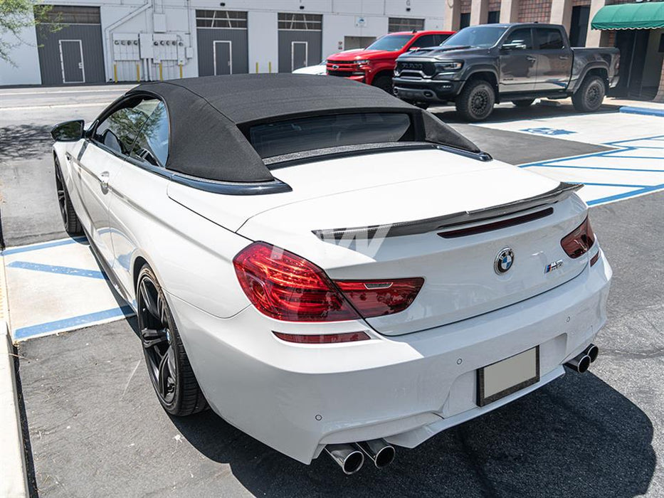 BMW F12 GTX Carbon Fiber Trunk Spoiler