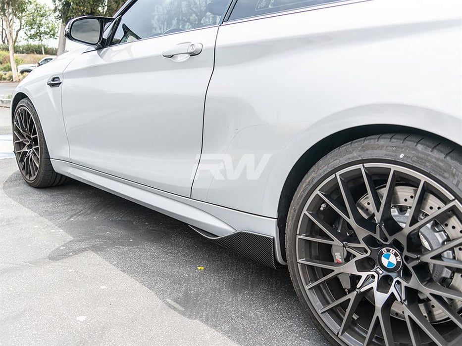 BMW F87 M2 Carbon Fiber Side Skirt Winglets