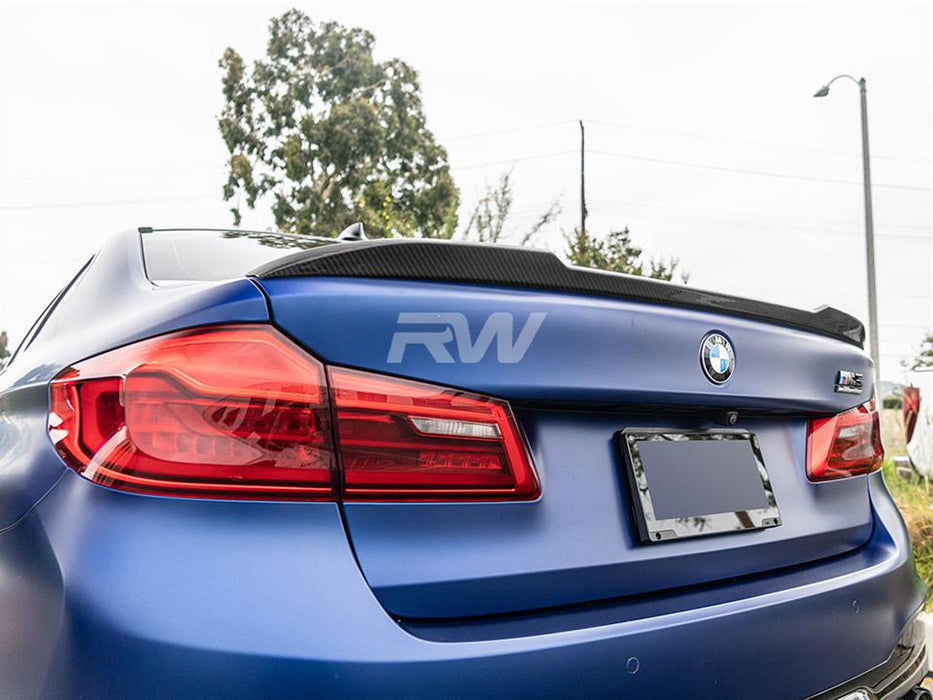 BMW G30 F90 CS Style Carbon Fiber Trunk Spoiler