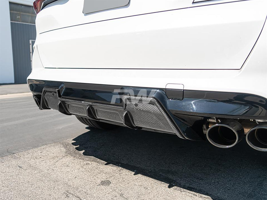 BMW F95 X5M / F96 X6M DTM Style Carbon Fiber Diffuser