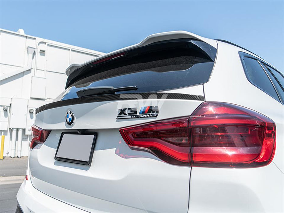 BMW F97 G01 X3/X3M RWS Carbon Fiber Mid Spoiler