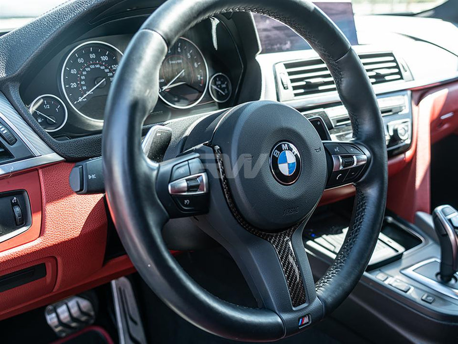 BMW Carbon Fiber Steering Wheel Trim M-Sport