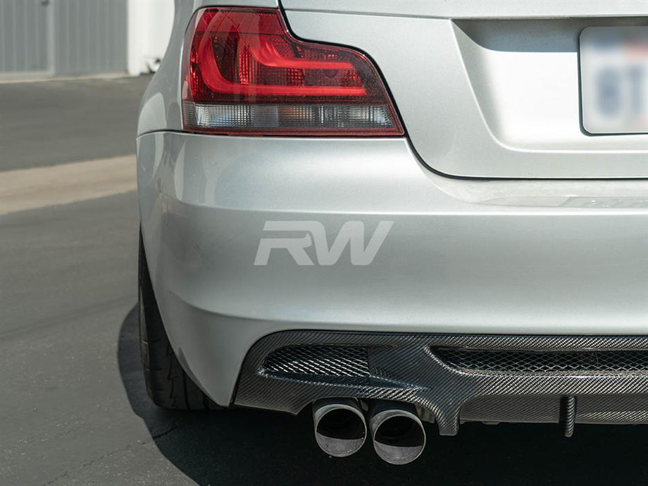BMW E82 E88 Perf. Style Carbon Fiber Diffuser — Manji