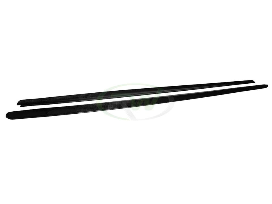 BMW F06 DTM Style Carbon Fiber Side Skirt Extensions