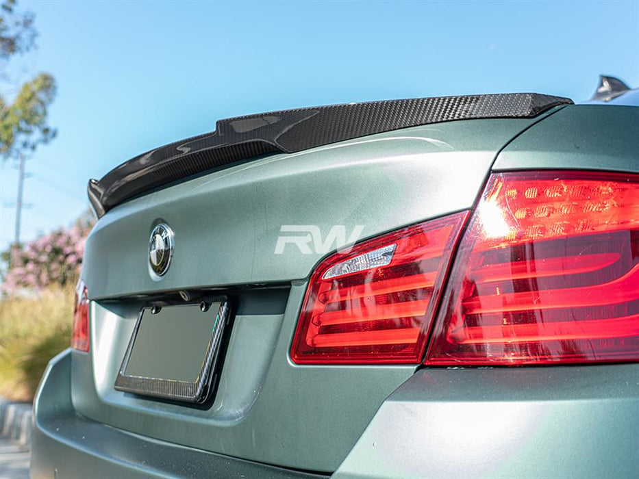 BMW F10 M4 Style Carbon Fiber Trunk Spoiler