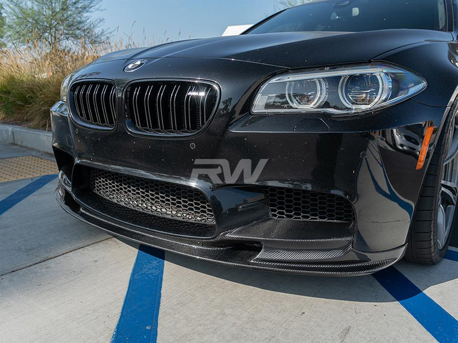 BMW F10 M5 3D Style Carbon Fiber Front Lip