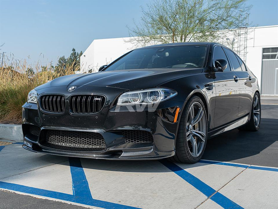 BMW F10 M5 3D Style Carbon Fiber Front Lip