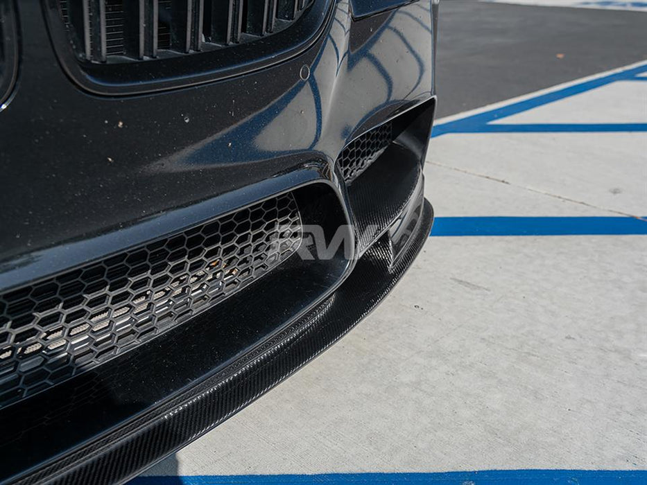 BMW F10 M5 3D Style Carbon Fiber Front Lip