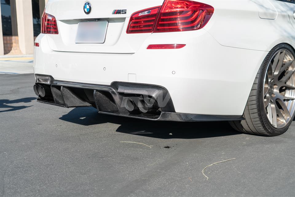 BMW F10 M5 GTX Style Carbon Fiber Diffuser