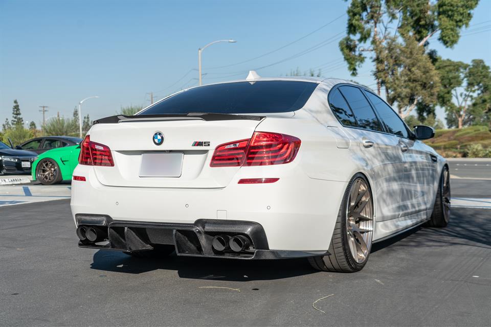 BMW F10 M5 GTX Style Carbon Fiber Diffuser