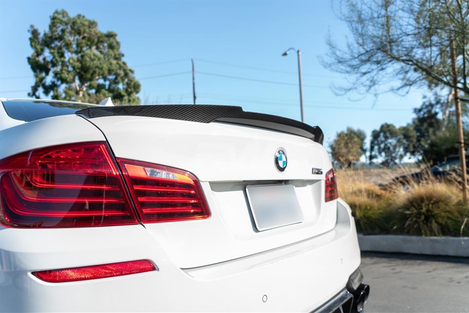 BMW F10 M4 Style Carbon Fiber Trunk Spoiler