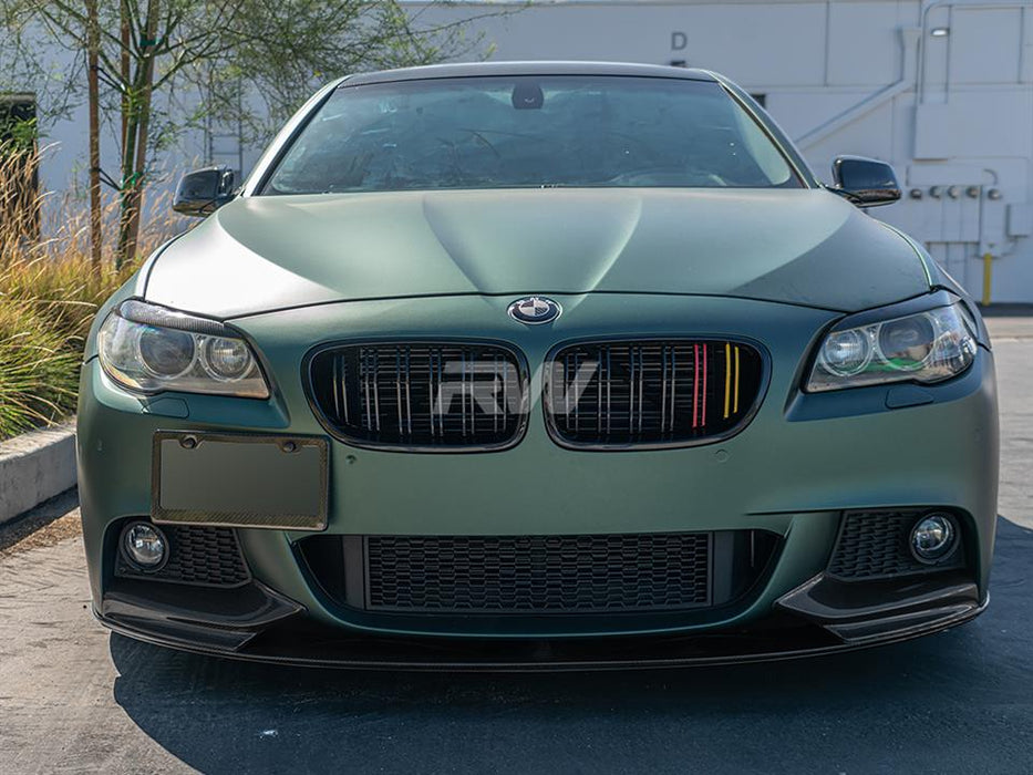 BMW F10 Performance Style CF Front Lip Spoiler