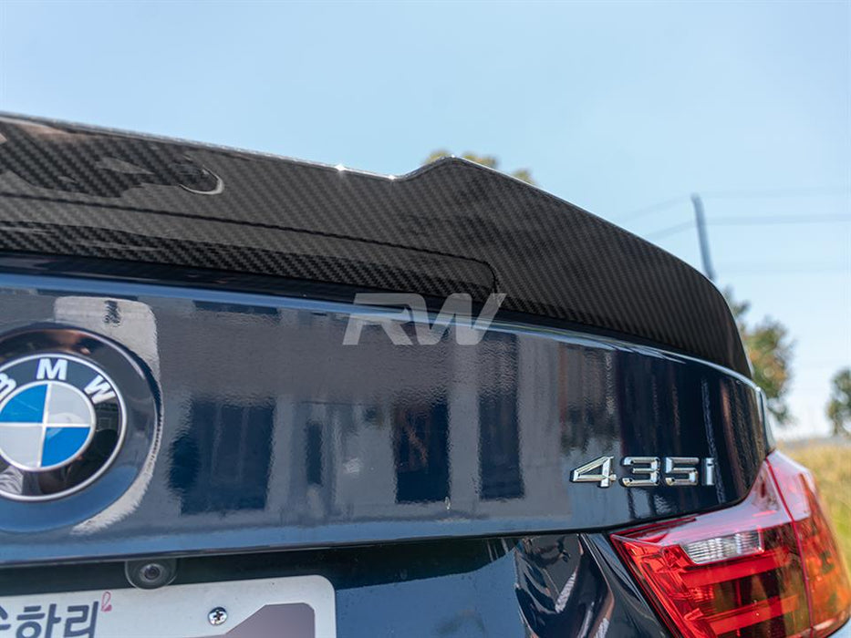 BMW F32 GTX Style Carbon Fiber Trunk Spoiler