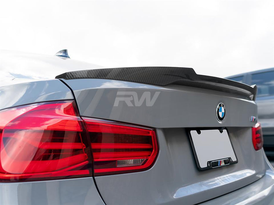 BMW F30 F80 M4 Style Carbon Fiber Trunk Spoiler