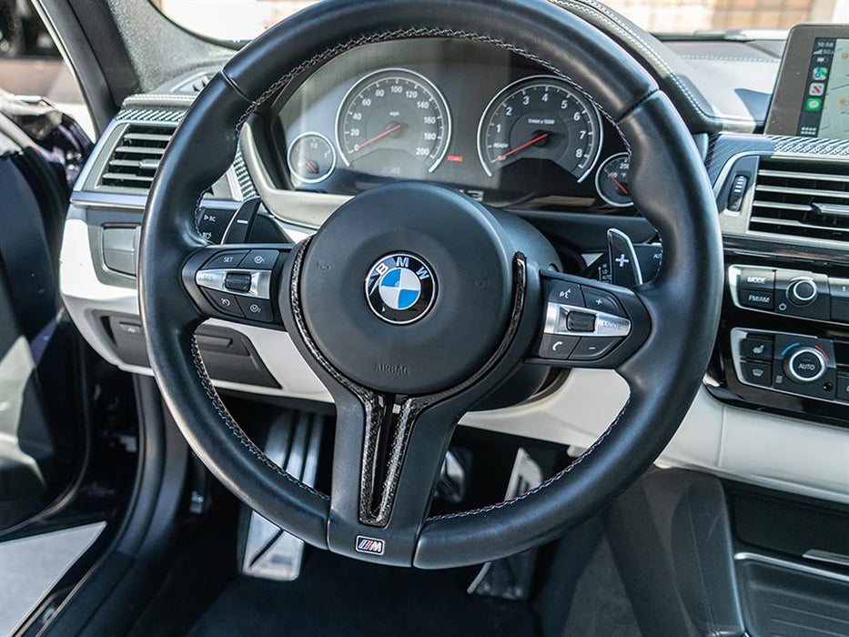 BMW M Inner Carbon Fiber Steering Wheel Trim