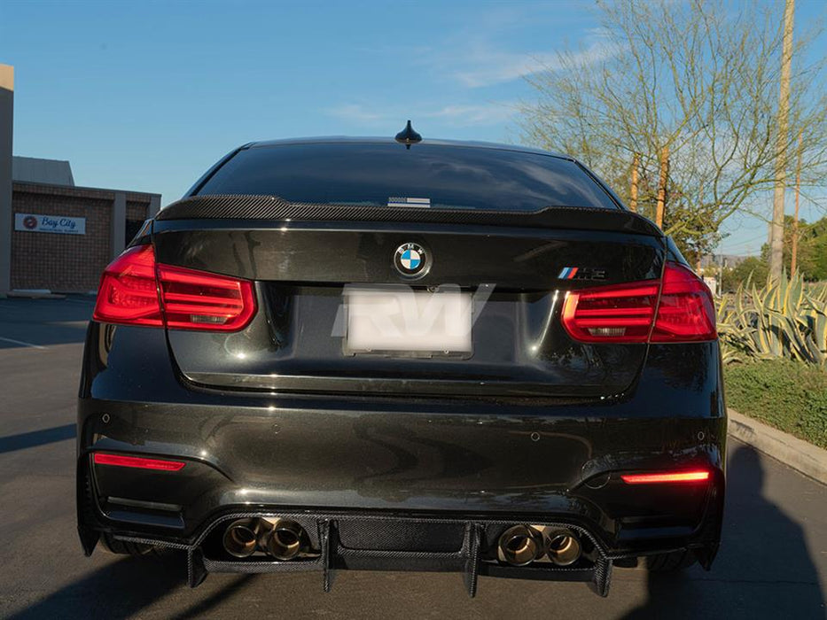 BMW F30 F80 M3 CS Style CF Trunk Spoiler