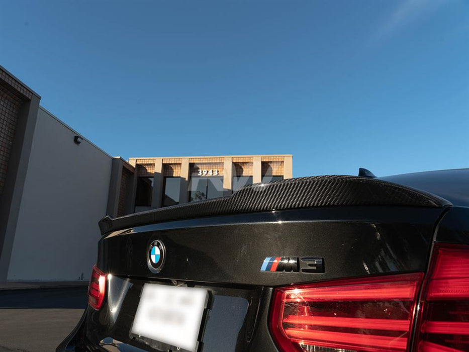 BMW F30 F80 M3 CS Style CF Trunk Spoiler