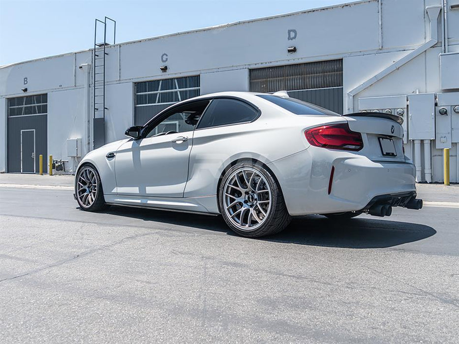 BMW F87 M2 RWS Carbon Fiber Side Skirt Extensions