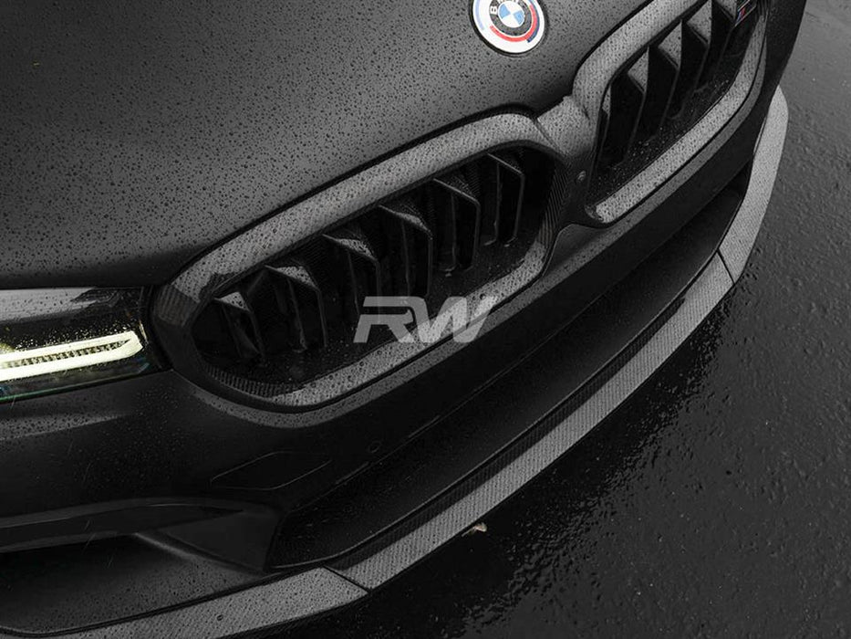 BMW F90 M5 LCI Performance V2 Carbon Fiber Front Lip Spoiler