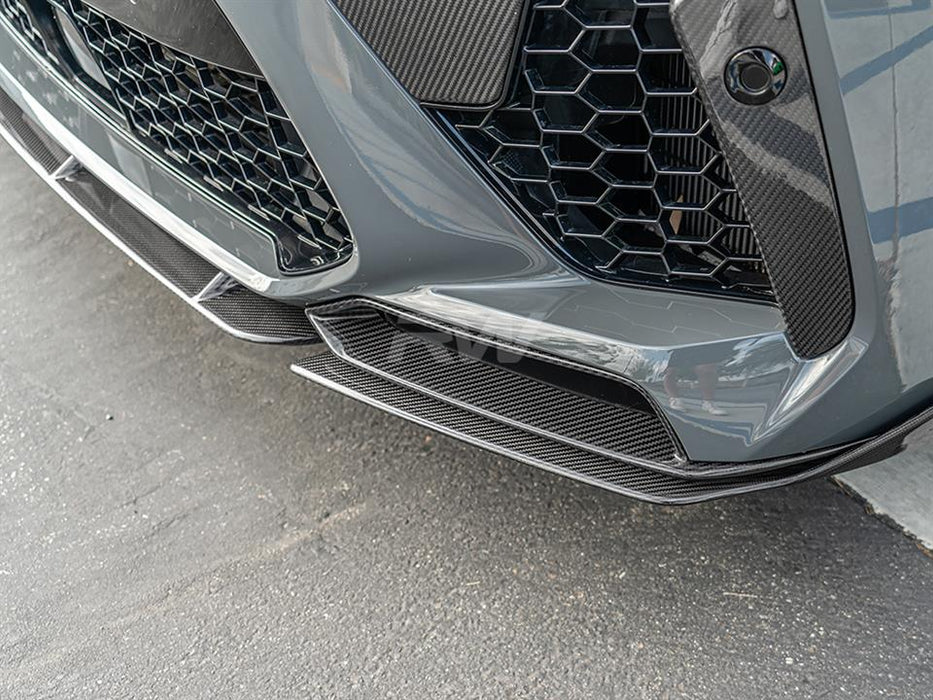 BMW F95 X5M Carbon Fiber Front Splitters