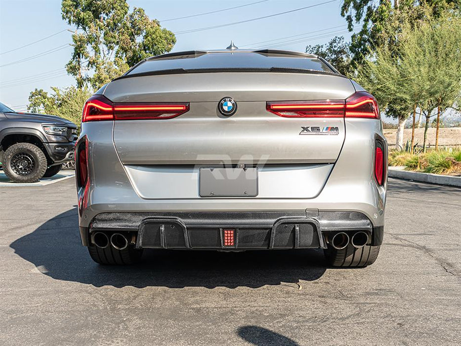 BMW F95 X5M/F96 X6M Man Style Carbon Fiber Diffuser