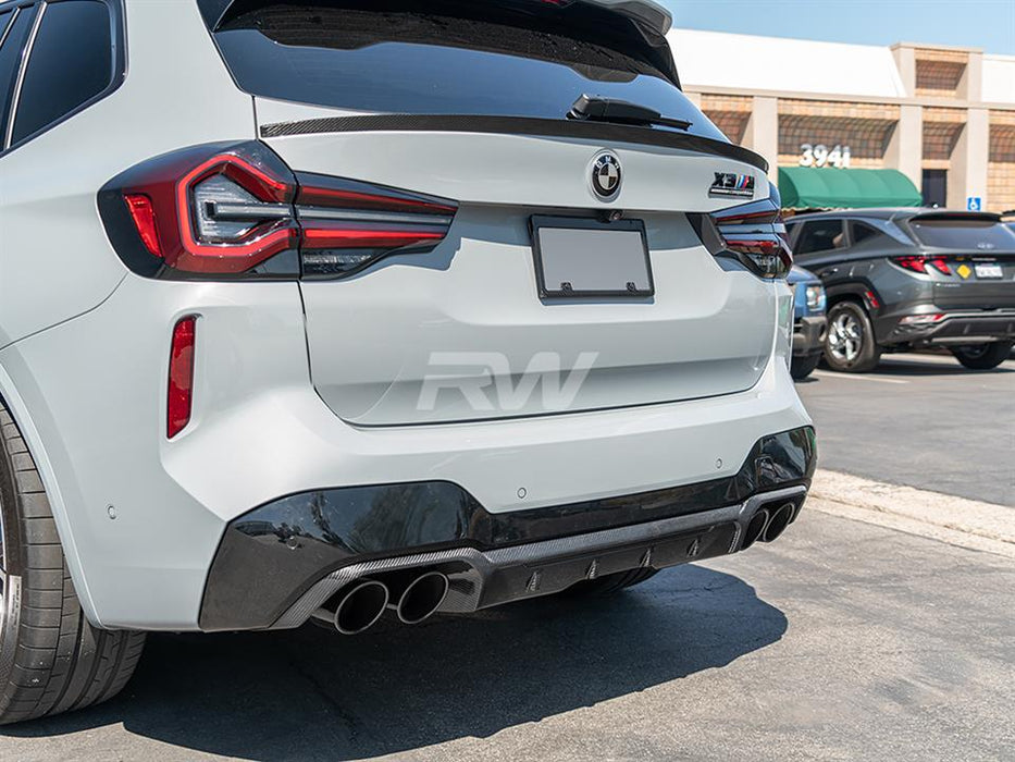 BMW F97 G01 X3/X3M RWS Carbon Fiber Mid Spoiler