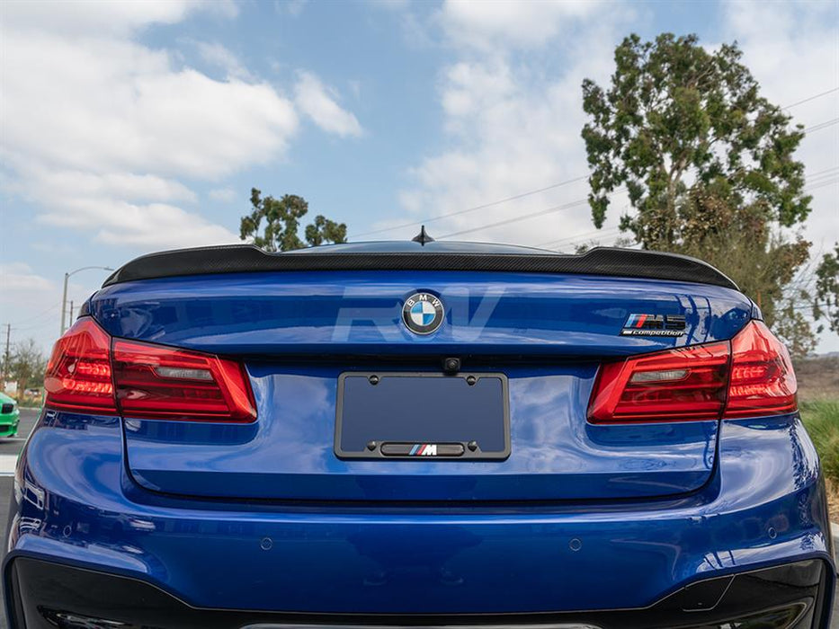 BMW G30 F90 CS Style Carbon Fiber Trunk Spoiler