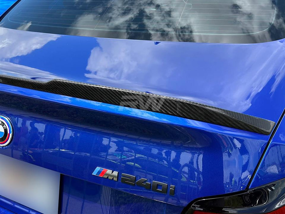 BMW G42 2-Series DTM Carbon Fiber Trunk Spoiler