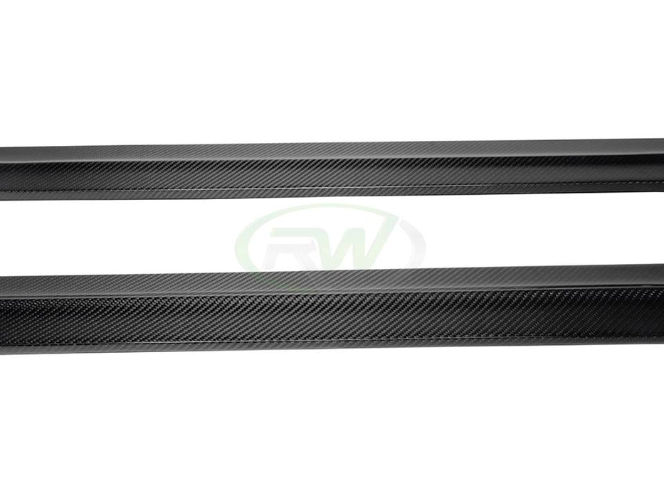 BMW G80 M3 RWS Carbon Fiber Side Skirt Extensions