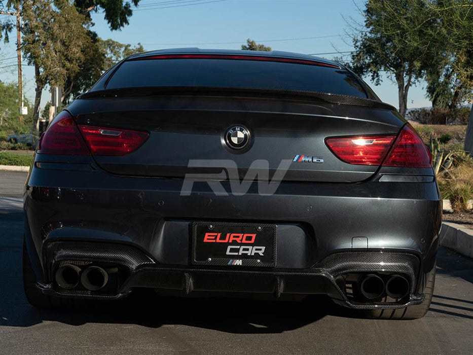 BMW F06 F12 F13 M6 3D Style Carbon Fiber Diffuser