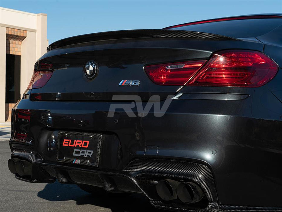 BMW F06 F12 F13 M6 3D Style Carbon Fiber Diffuser