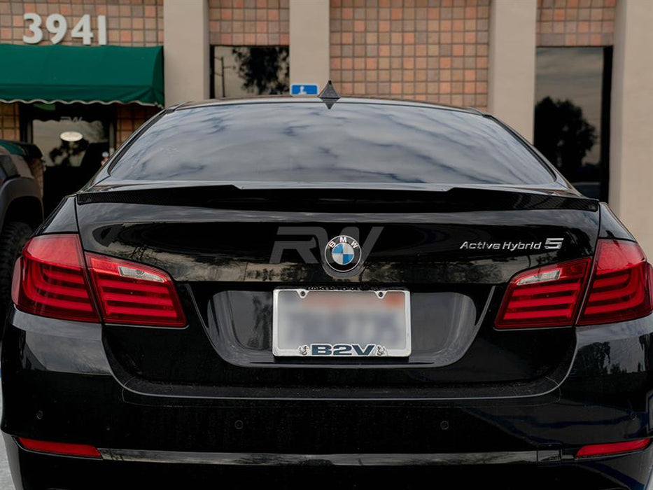 BMW F10 M4 Style Carbon Fiber Trunk Spoiler