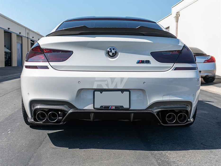 BMW F06 F12 F13 M6 3D Style Carbon Fiber Diffuser