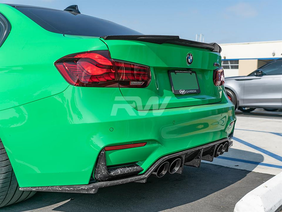 BMW F30 F80 M4 Style Carbon Fiber Trunk Spoiler