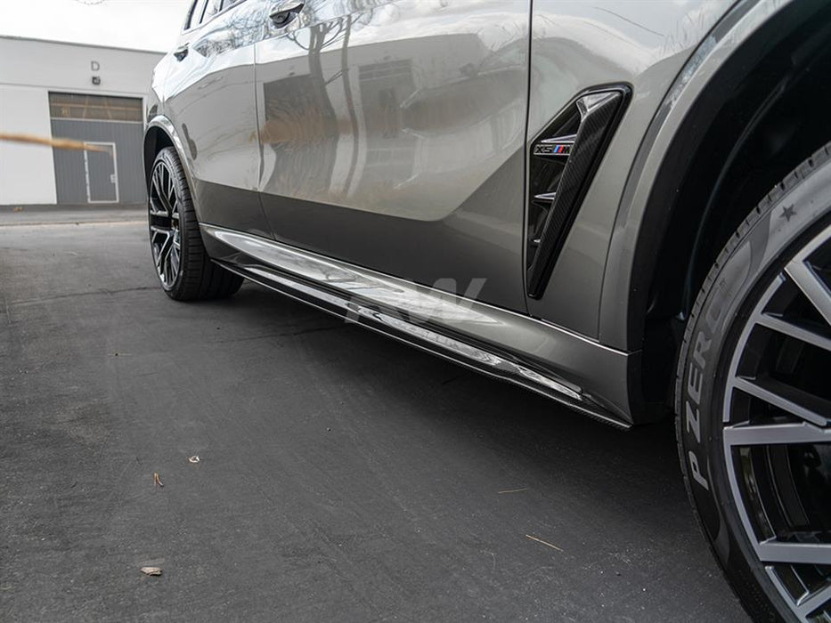 BMW G05 X5 / F95 X5M RWS CF Side Skirt Extensions