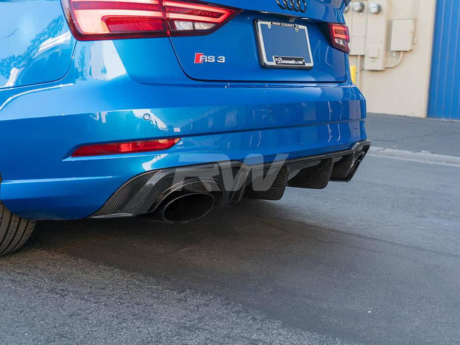 Audi 8V RS3 Carbon Fiber Rear Diffuser