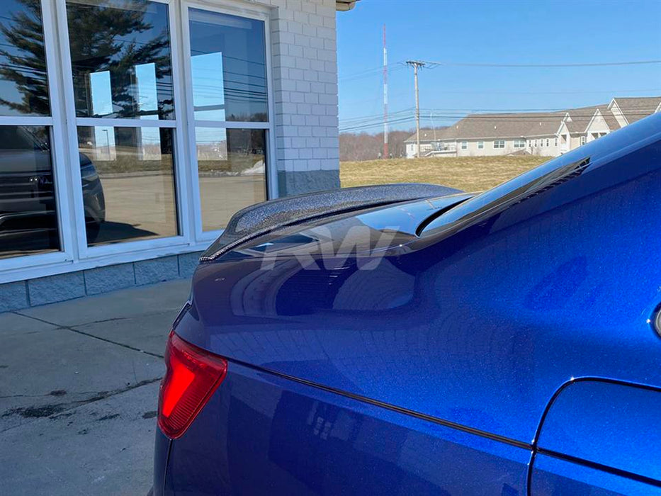 Audi B9 A4 S4 Carbon Fiber Trunk Spoiler