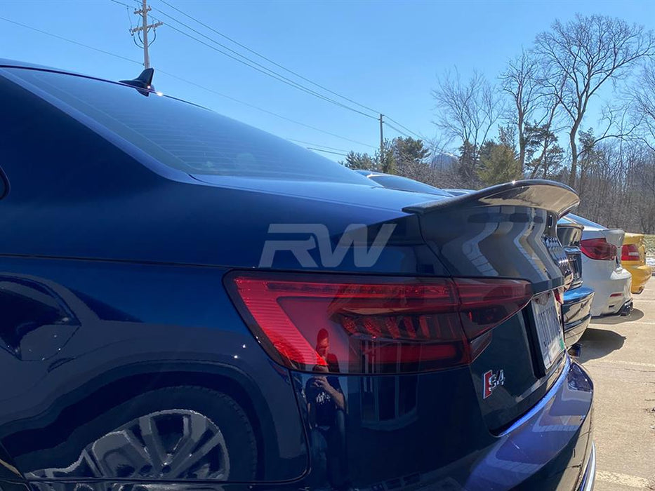 Audi B9 A4 S4 Carbon Fiber Trunk Spoiler