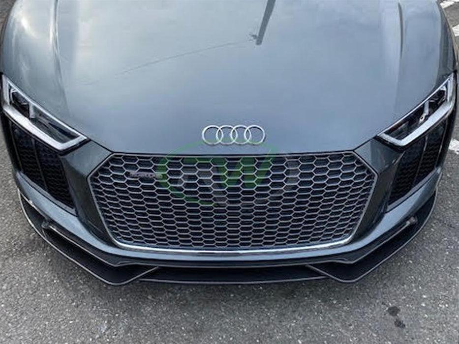 Audi R8 4S Carbon Fiber Front Lip Spoiler