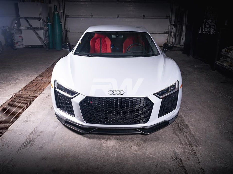 Audi R8 4S Carbon Fiber Front Lip Spoiler