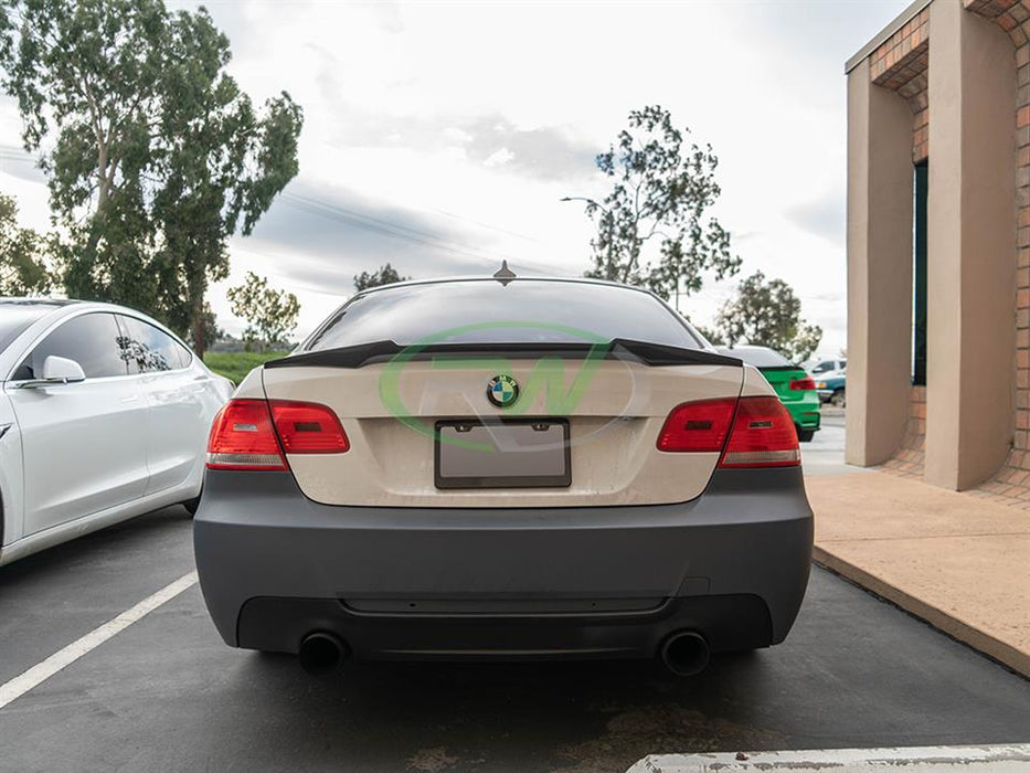 BMW E92 M4 Style Carbon Fiber Trunk Spoiler