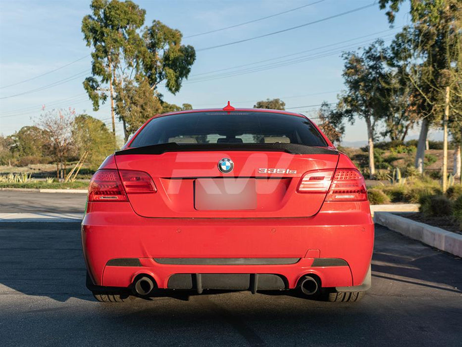 BMW E92 M4 Style Carbon Fiber Trunk Spoiler