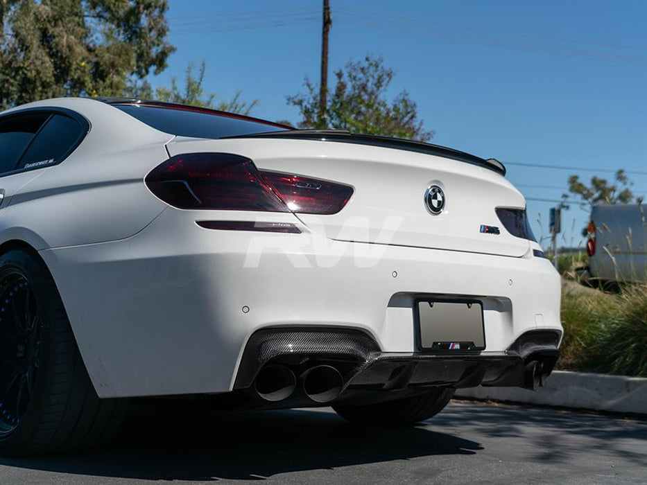 BMW F06 F12 F13 M6 3D Style Carbon Fiber Diffuser