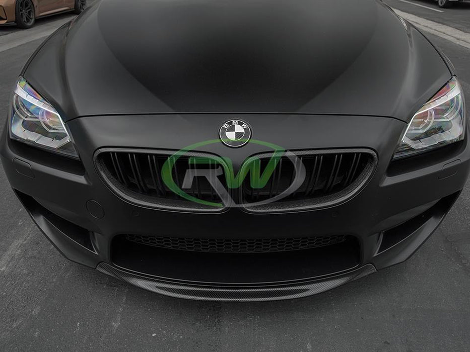 BMW F06 F12 F13 M6 Center Full CF Front Lip Spoiler