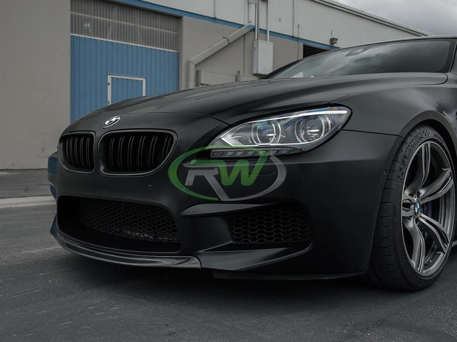 BMW F06 F12 F13 M6 Center Full CF Front Lip Spoiler