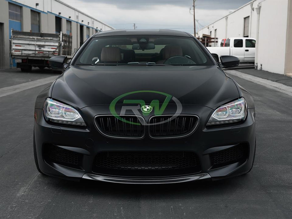 BMW F06 F12 F13 M6 Center Full CF Front Lip Spoiler