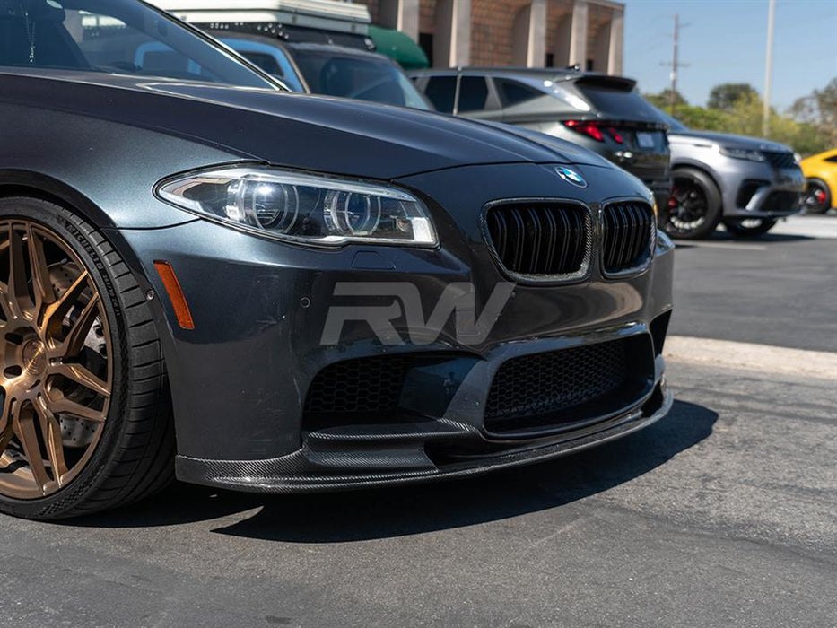 BMW F10 M5 3D Style Carbon Fiber Front Lip